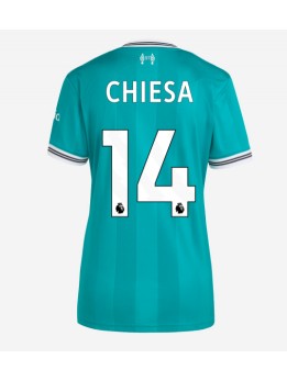 Ženski Nogometna dresi replika Liverpool Federico Chiesa #14 Tretji 2025-26 Kratek rokav Ženski Nogometna dresi replika Liverpool Federico Chiesa #14 Tretji 2025-26 Kratek rokav